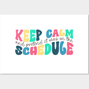 Keep Calm and Pretend It's on the Schedule shirt, Vetmed shirt, Work Life Posters and Art